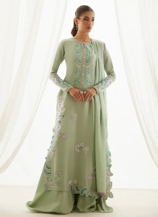 Jovie Blue Shirt And Dupatta | LUXE PRET' 25 | FARAH TALIB AZIZ