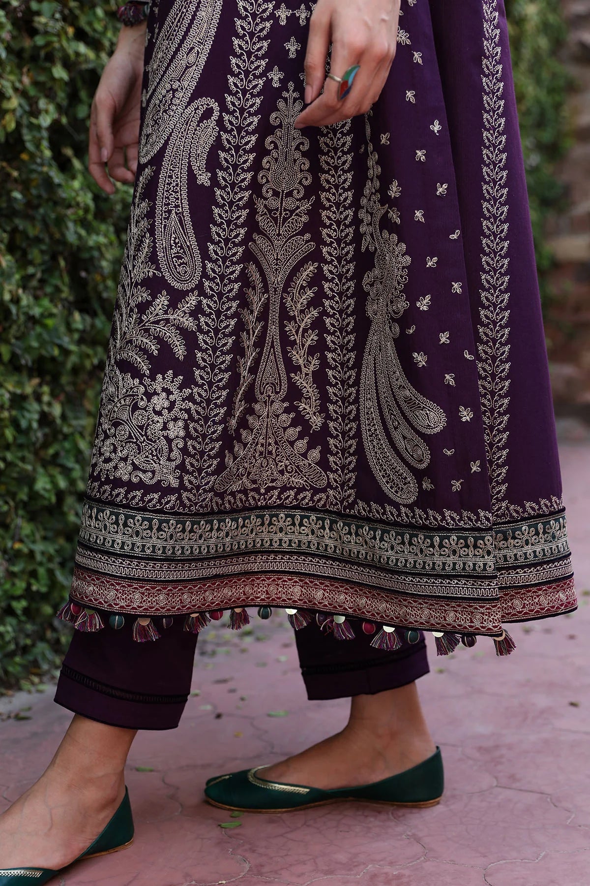 JZ-DW-D04-0 | EMBROIDERED SLUB KHADDA | Jazmin