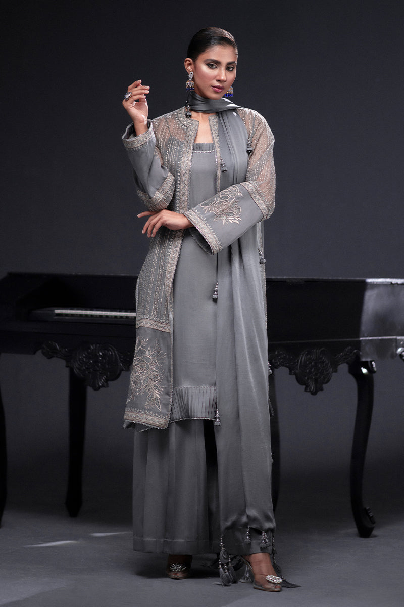 Grey Elegance | Chai Coffee A/W’25 | Mohsin Naveed Ranjha