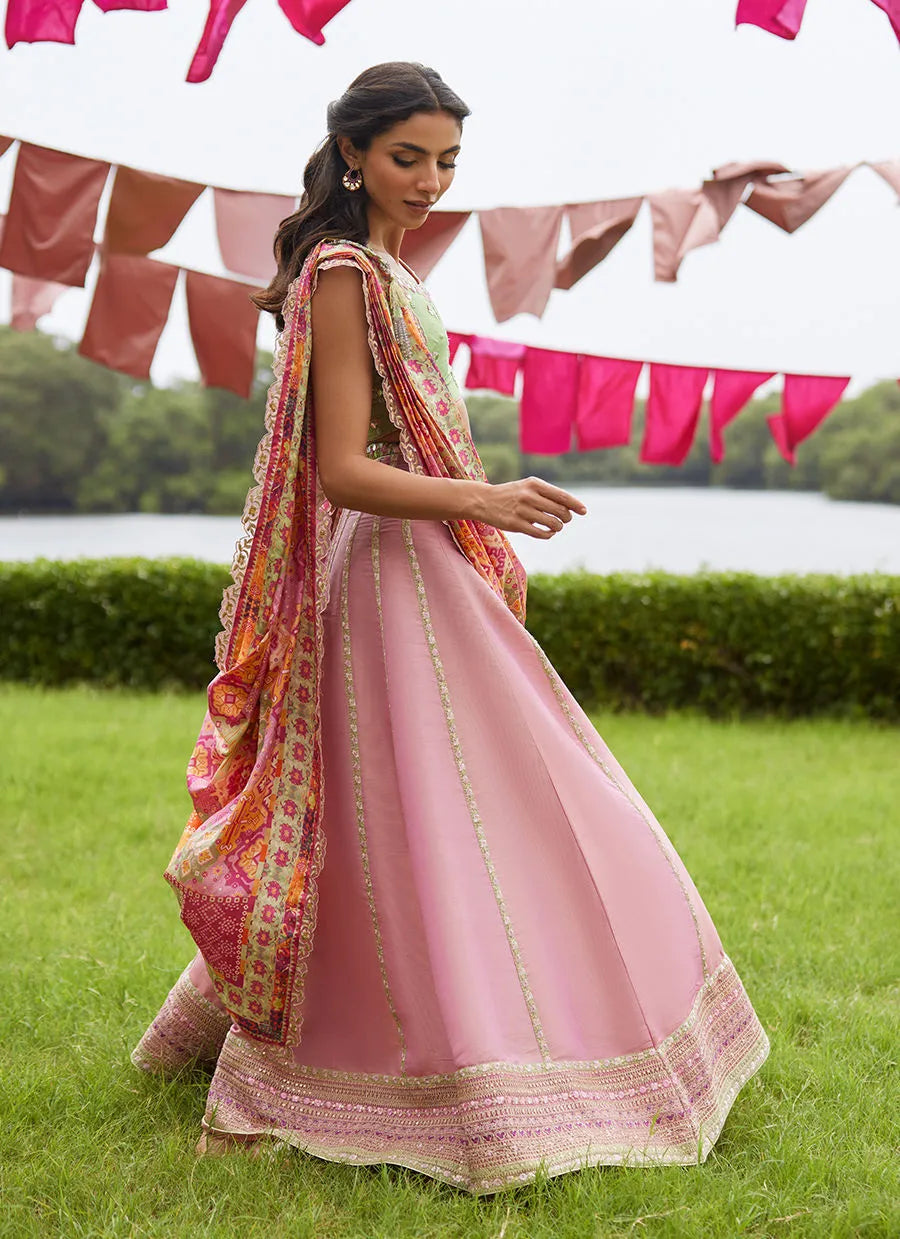 Raga Lehnga Choli | Mayna Festive Luxe Pret '25 | FARAH TALIB AZIZ