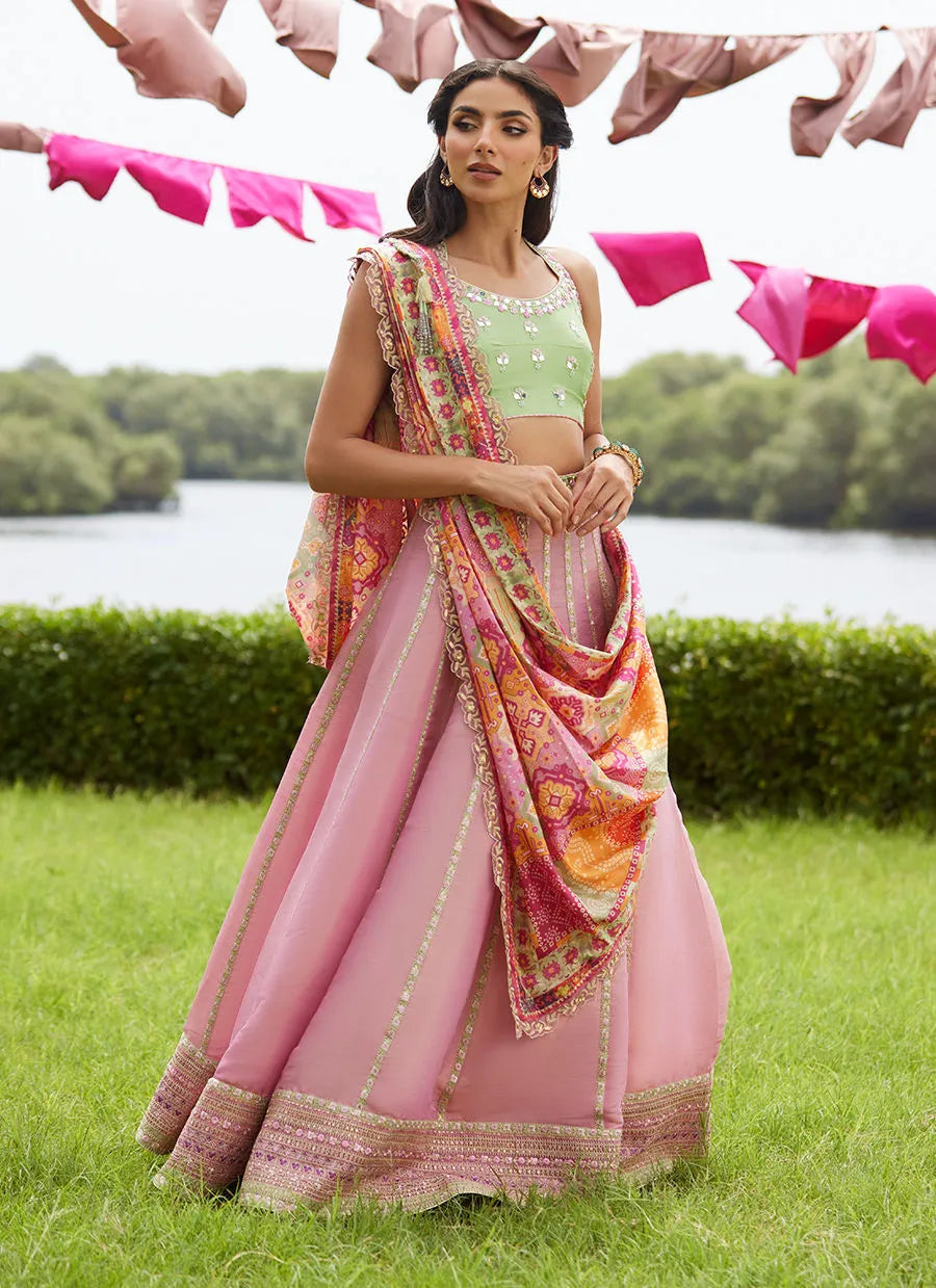 Raga Lehnga Choli | Mayna Festive Luxe Pret '25 | FARAH TALIB AZIZ