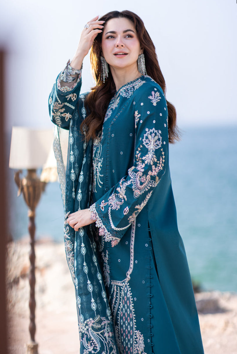 Qalamkar Luxury Lawn 2024 | FP-16 KIRA