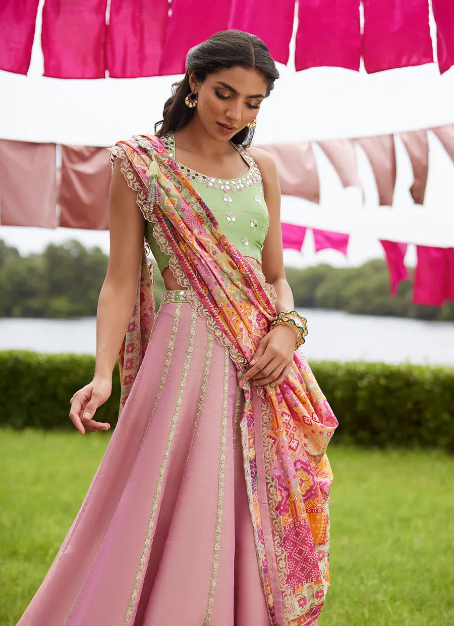 Raga Lehnga Choli | Mayna Festive Luxe Pret '25 | FARAH TALIB AZIZ