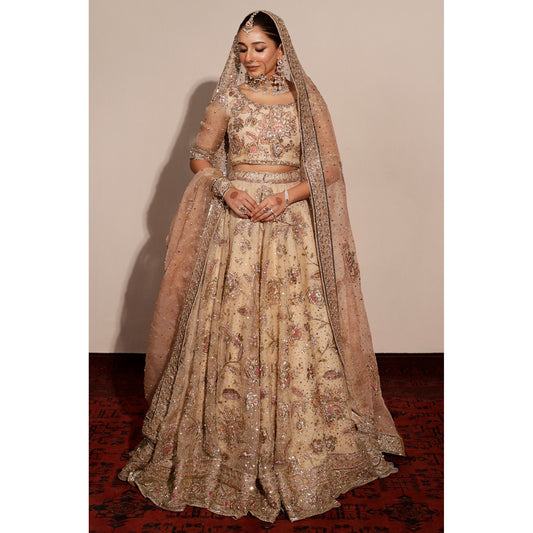 IVORY BRIDAL LEHNGA CHOLI | BRIDAL | DYOT