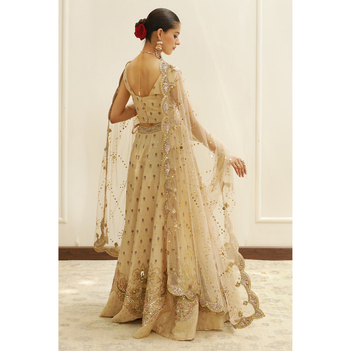 BEIGE LEHNGA CHOLI | CHAANDI | DYOT