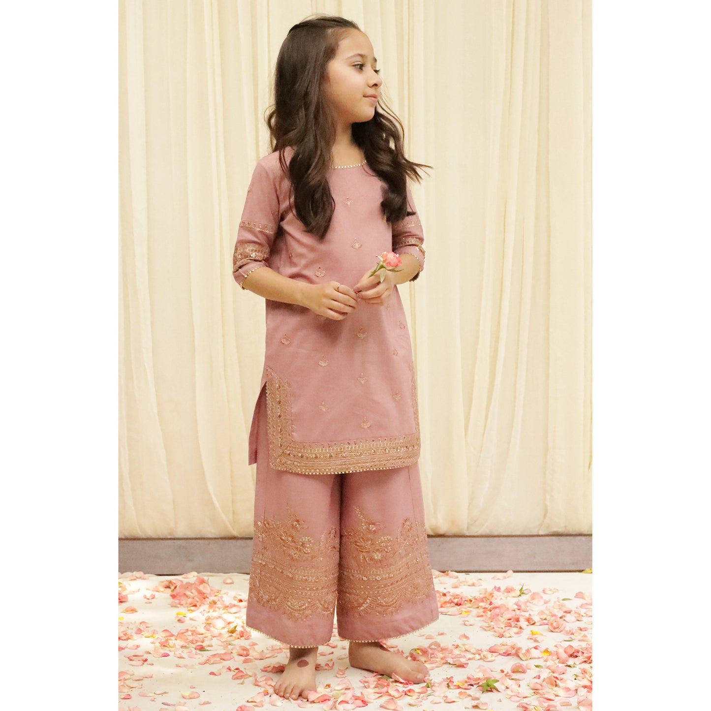 PIAZI PINK OUTFIT | BARI EID '23 | DYOT | KIDS WEAR