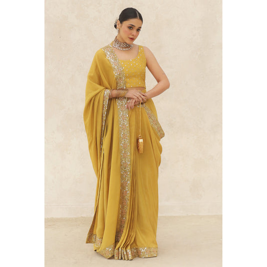 MUSTARD SAREE | WEDDING FORMALS '24 | DYOT
