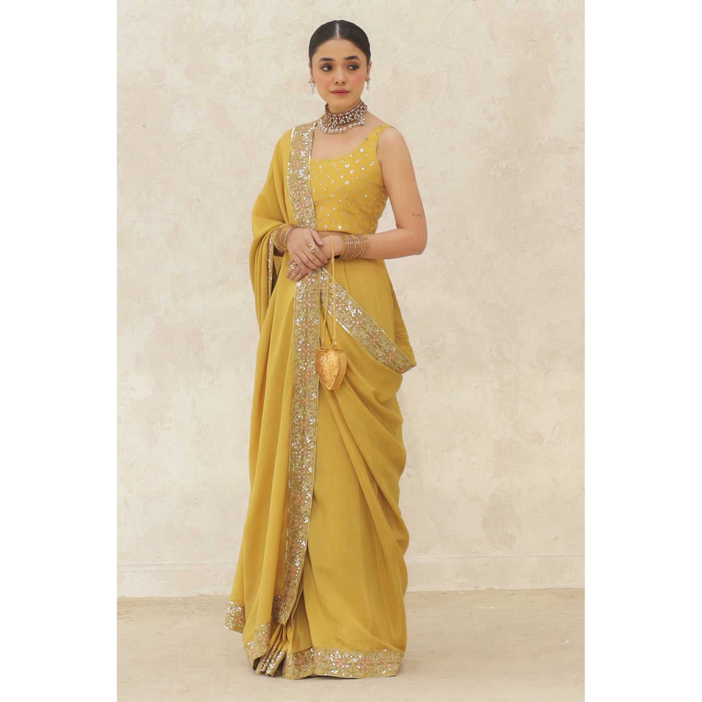 MUSTARD SAREE | WEDDING FORMALS '24 | DYOT