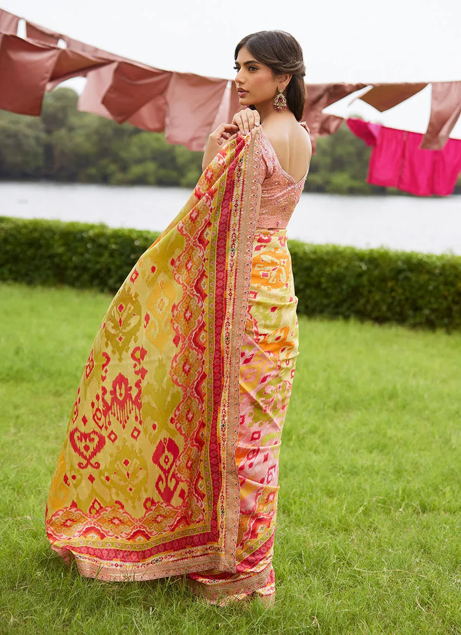 Rang Saree | Mayna Festive Luxe Pret '25 | FARAH TALIB AZIZ