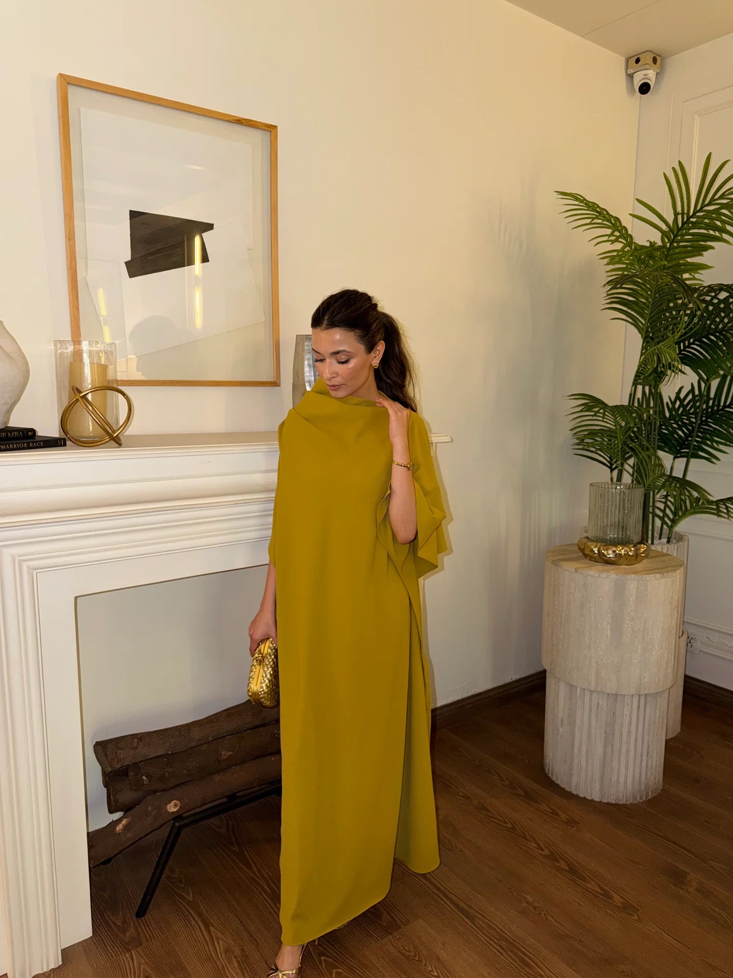 CHARTREUSE KENDALL SET WITH SLEEVES | Sak Atelier