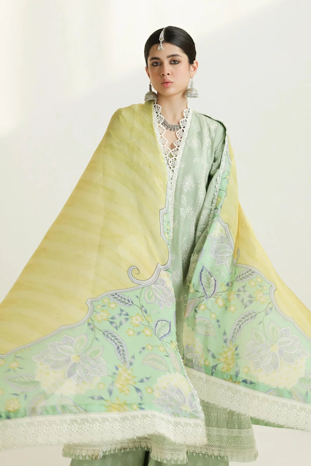 Zara Shahjahan Luxury Lawn 2024 | 1B