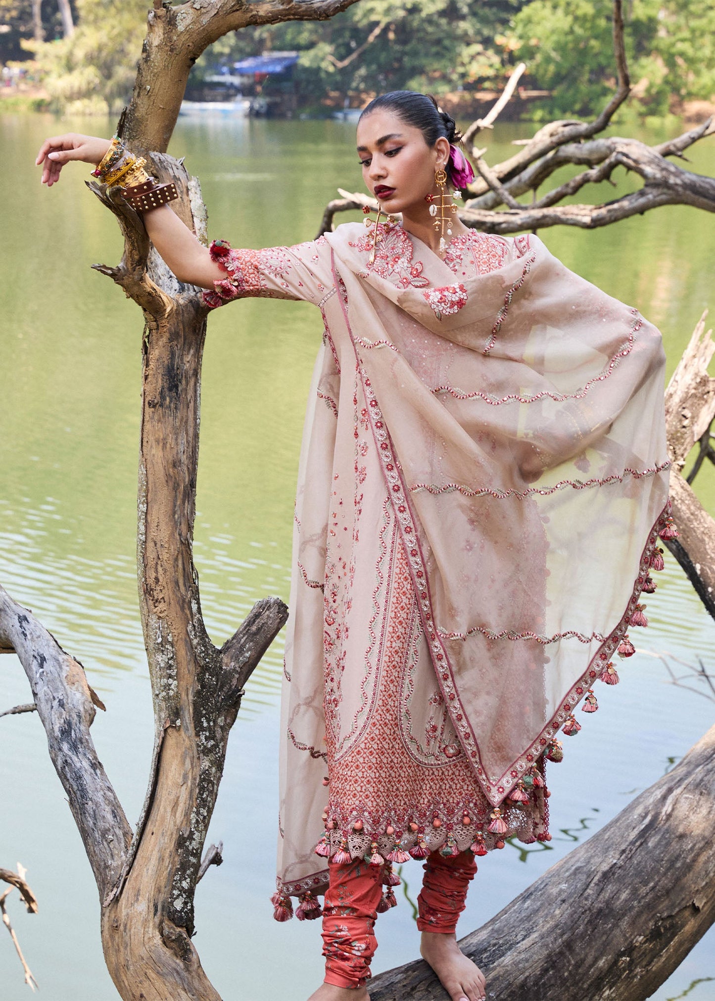 Mari | Hussain Rehar Luxury Lawn’25