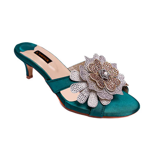 Fiona Green Kitten | L'AMOUR | FOOTWEAR