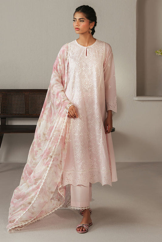 LILAC ROSE-3PC CHIKANKARI SUIT | Cross Stitch