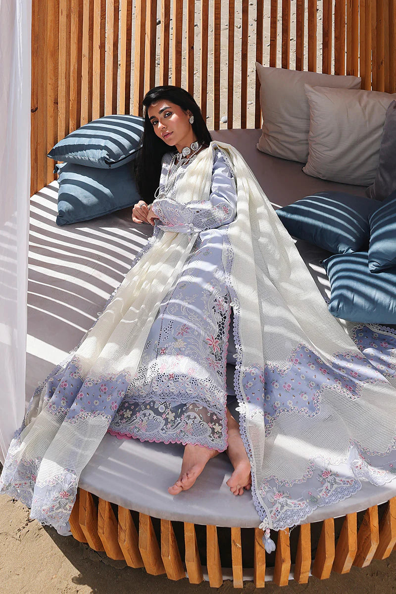 SA-08 ZAYNA | Qalamkar - Sahil Luxury Lawn’26