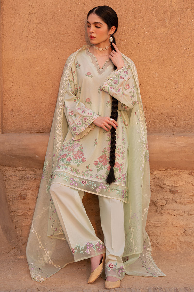 CITRINE AURA-3PC PRINTED LAWN SUIT | Cross Stitch