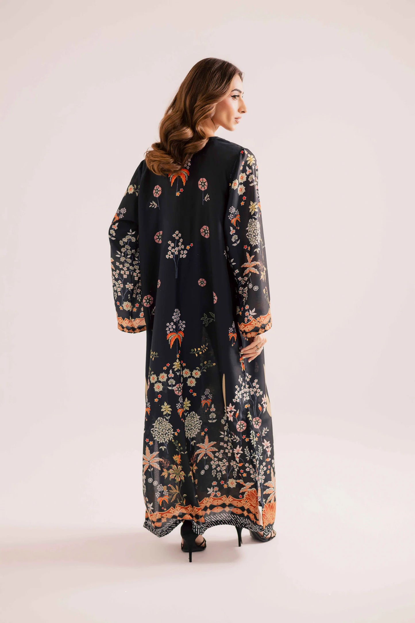 KF02 - Winter Printed Kaftaan | Winter Kaftaan | Silayi Pret