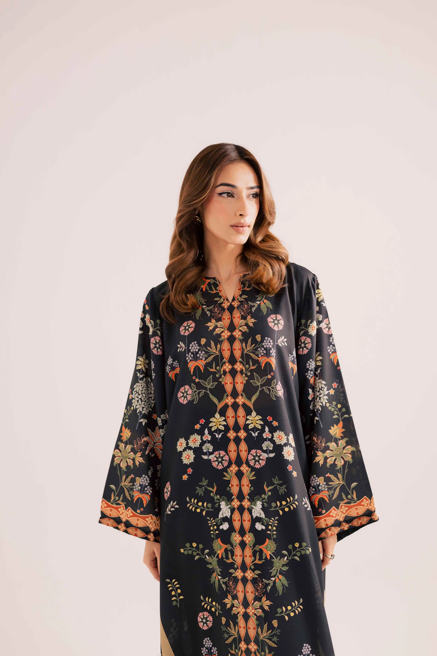 KF02 - Winter Printed Kaftaan | Winter Kaftaan | Silayi Pret