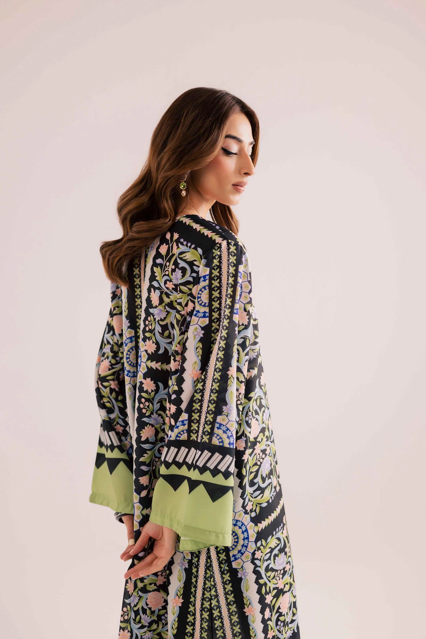 KF04 - Winter Printed Kaftaan | Winter Kaftaan | Silayi Pret