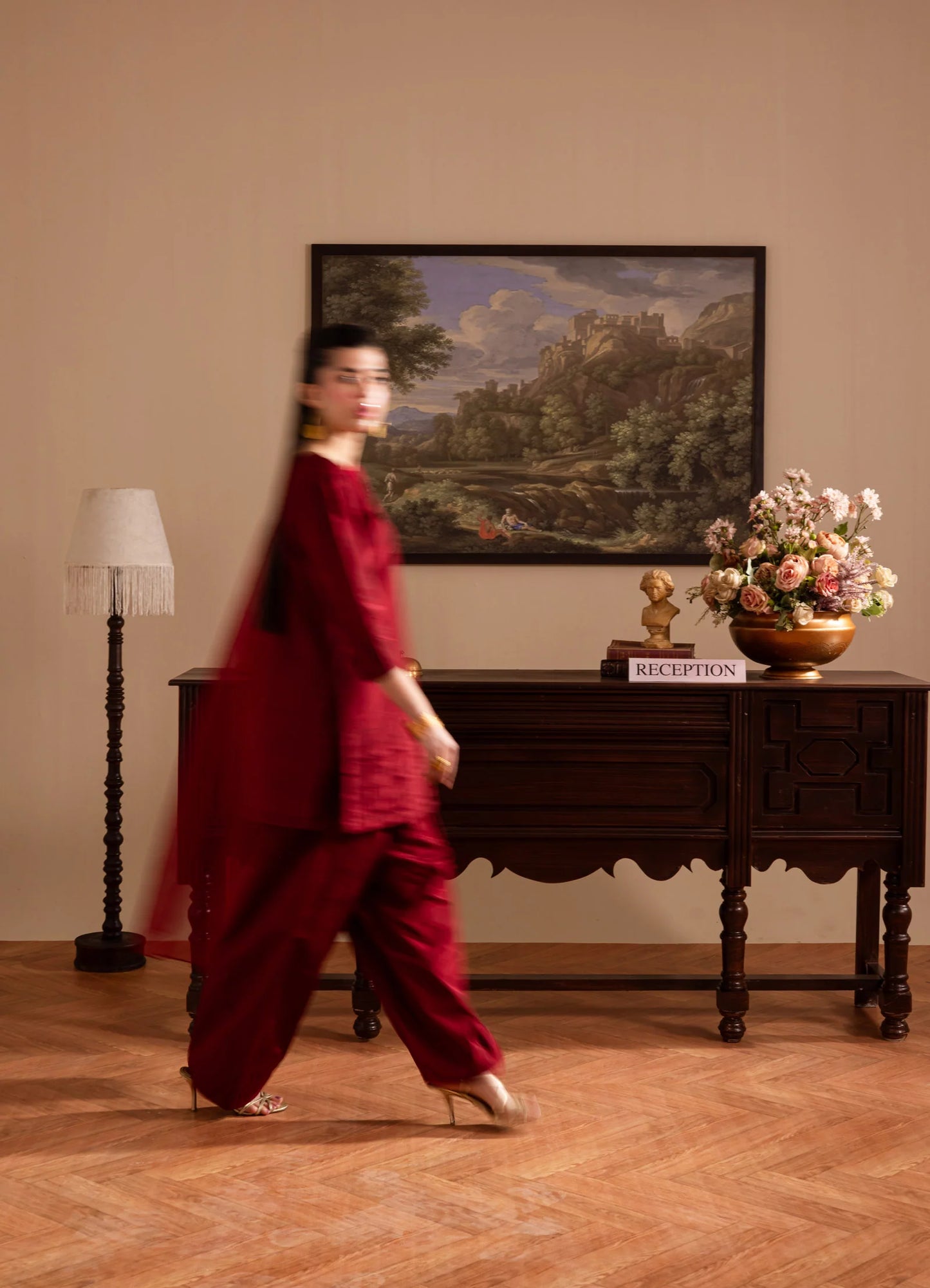 3PC Luxury Solid Silk Dress LSS - Maroon | Luxury Silk Solids | Silayi Pret