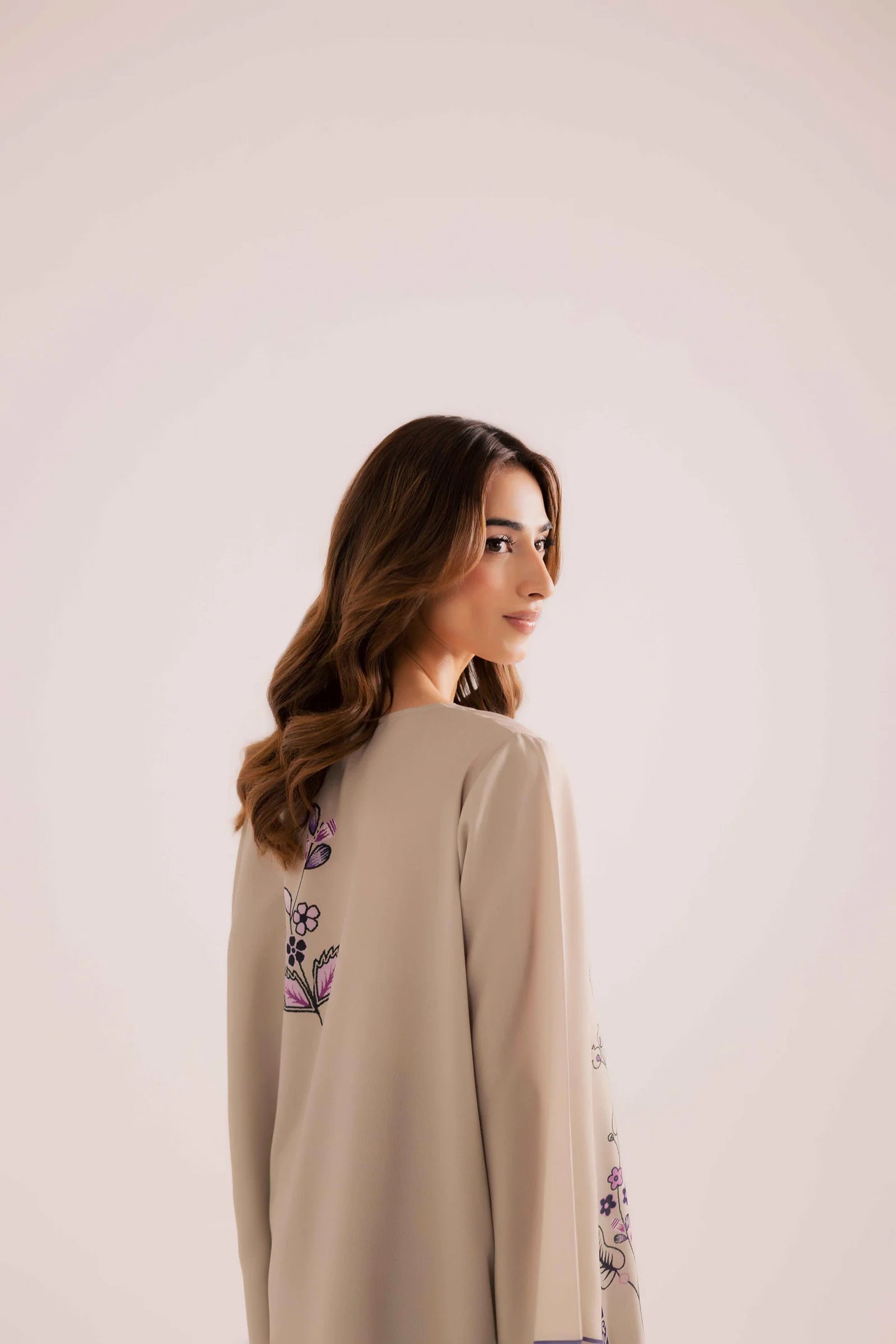 KF08 - Winter Printed Kaftaan | Winter Kaftaan | Silayi Pret