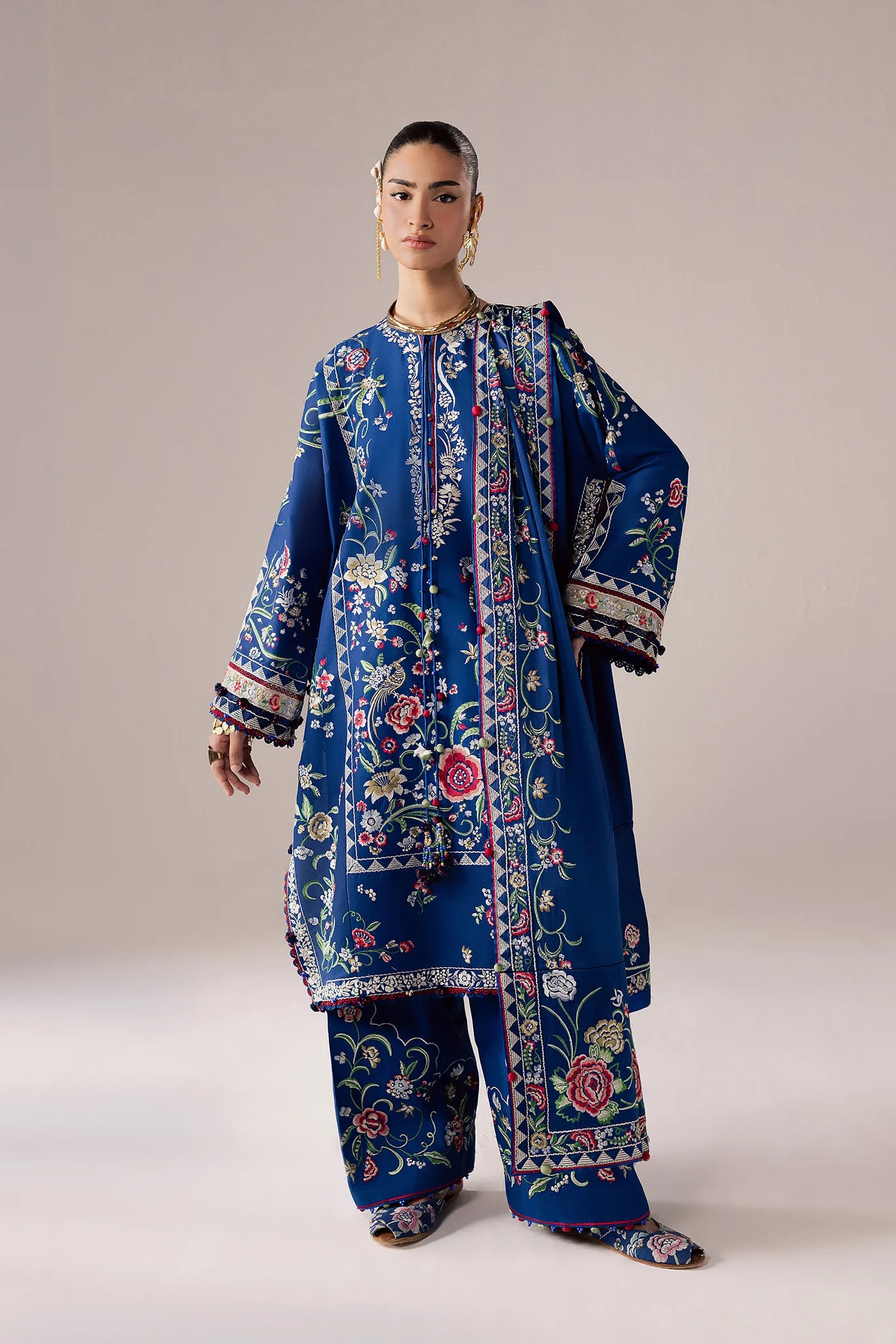 ZABAR (EL26-01 B ST) | STITCHED-ELAN LAWN'26 | ELAN
