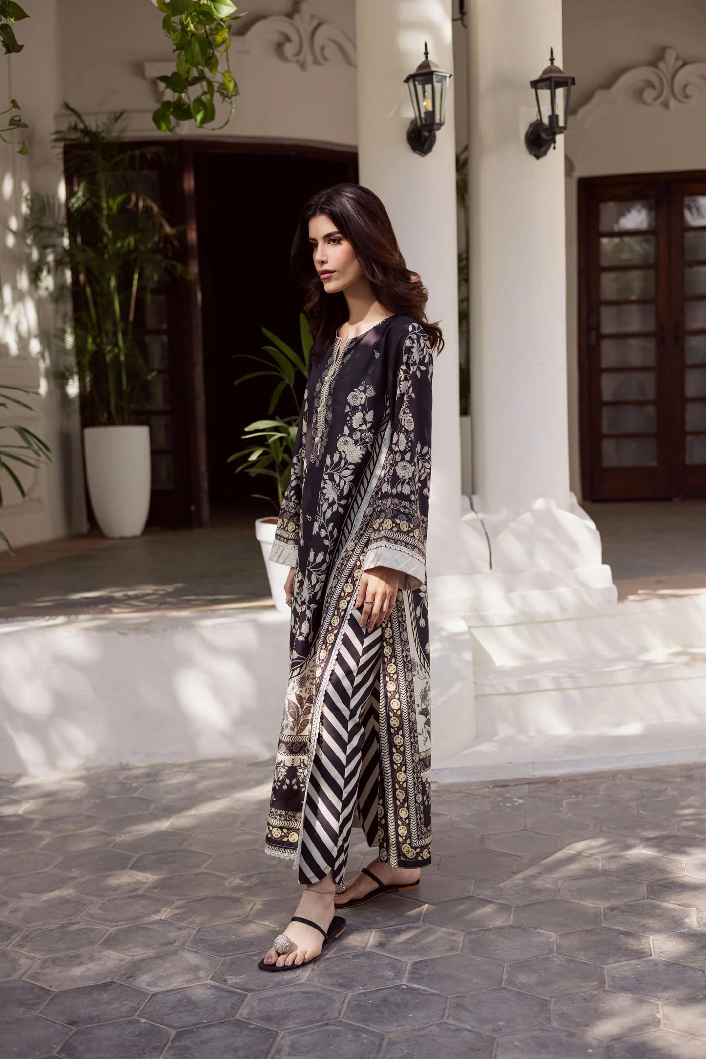 2PC Luxury Printed Pret- LP04 | Luxury Printed Pret | Silayi Pret