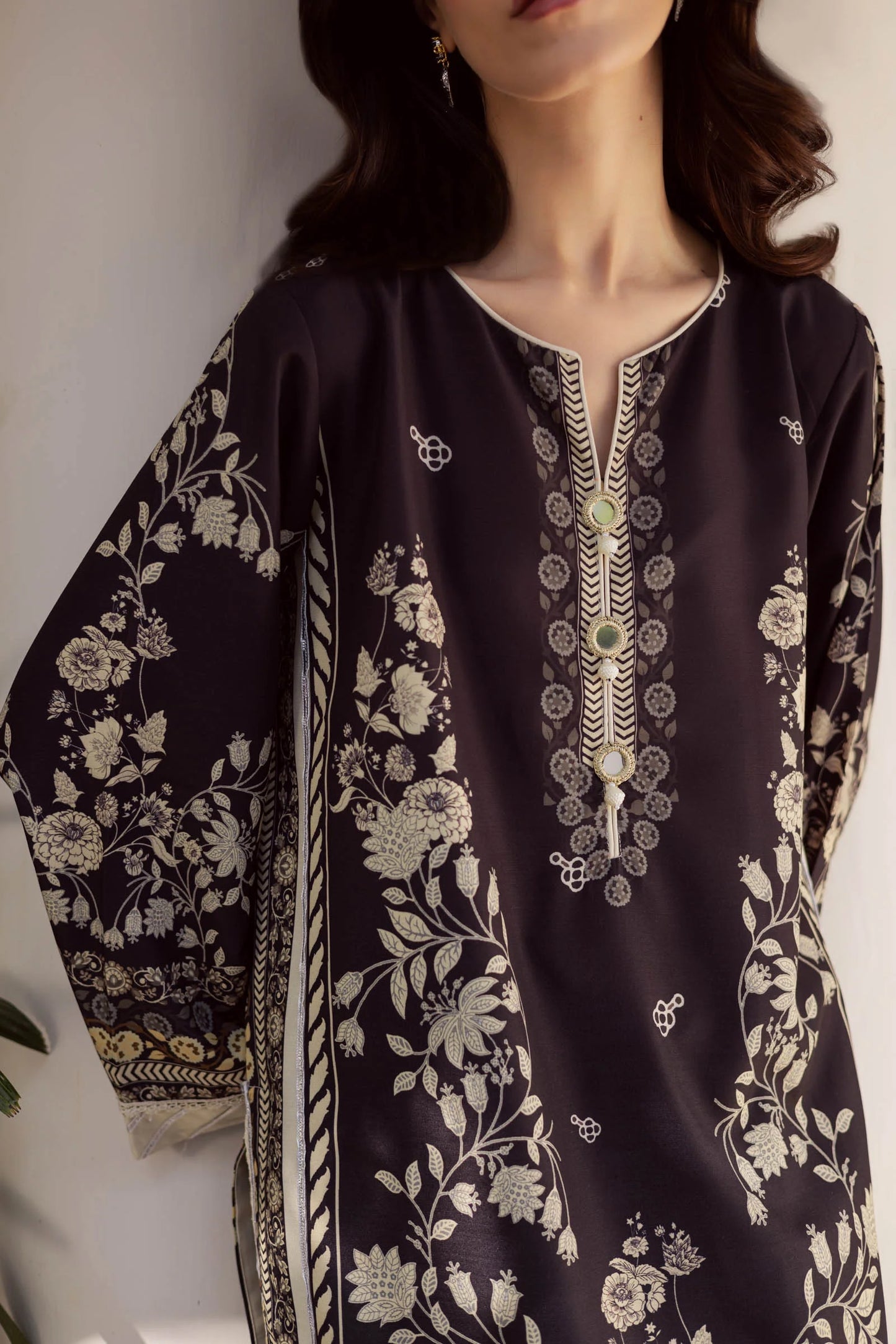 2PC Luxury Printed Pret- LP04 | Luxury Printed Pret | Silayi Pret