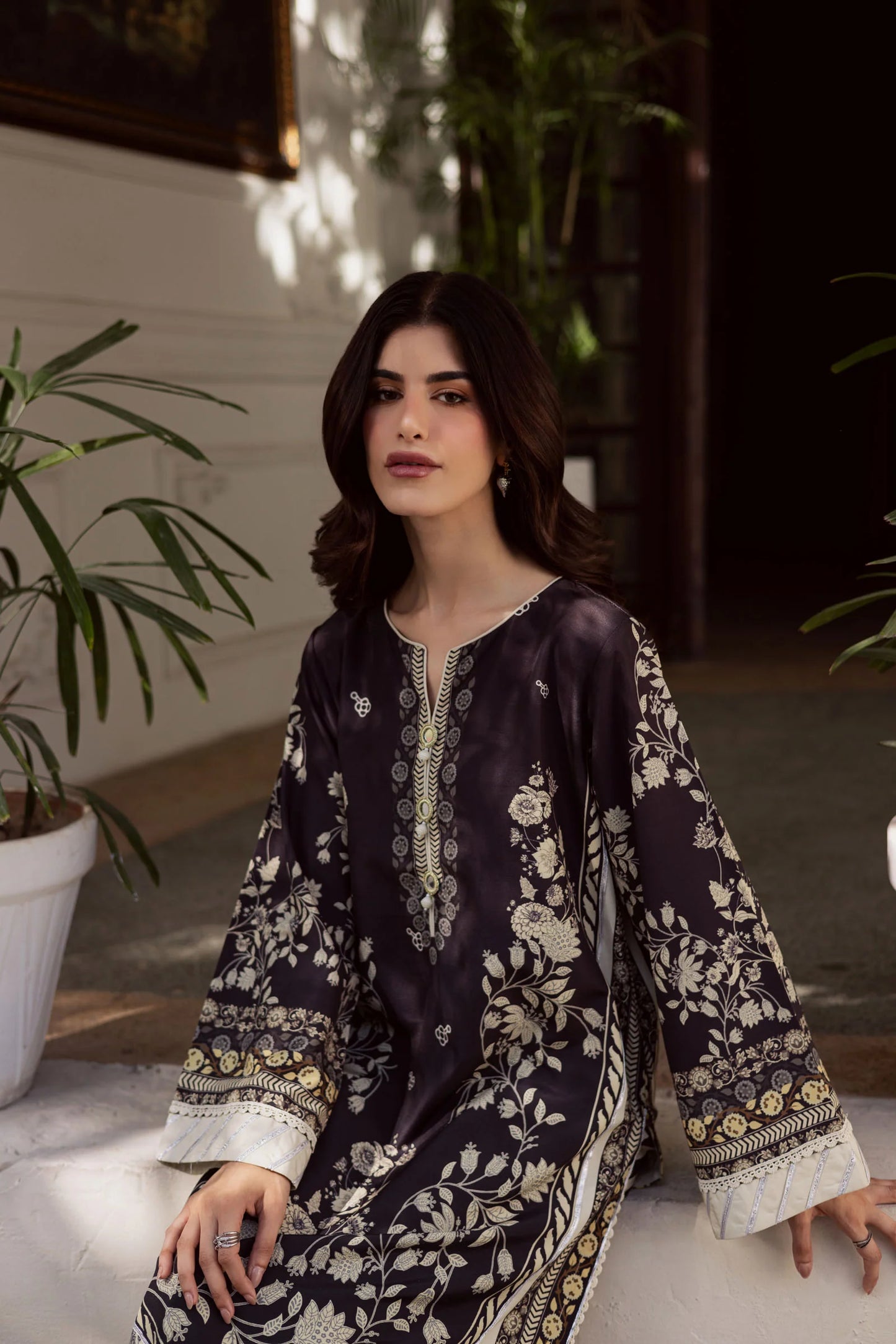 2PC Luxury Printed Pret- LP04 | Luxury Printed Pret | Silayi Pret