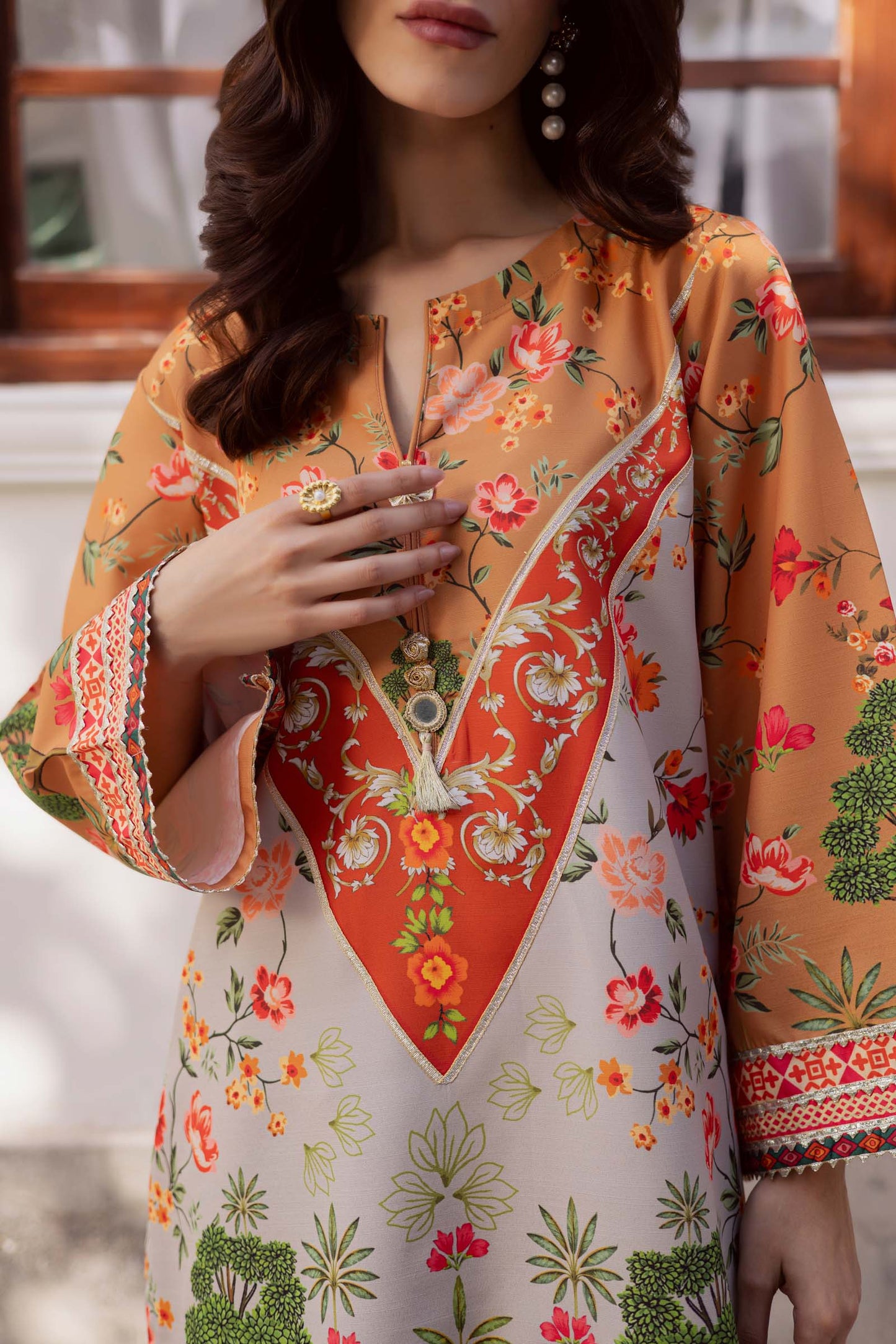 2PC Luxury Printed Pret- LP08 | Luxury Printed Pret | Silayi Pret