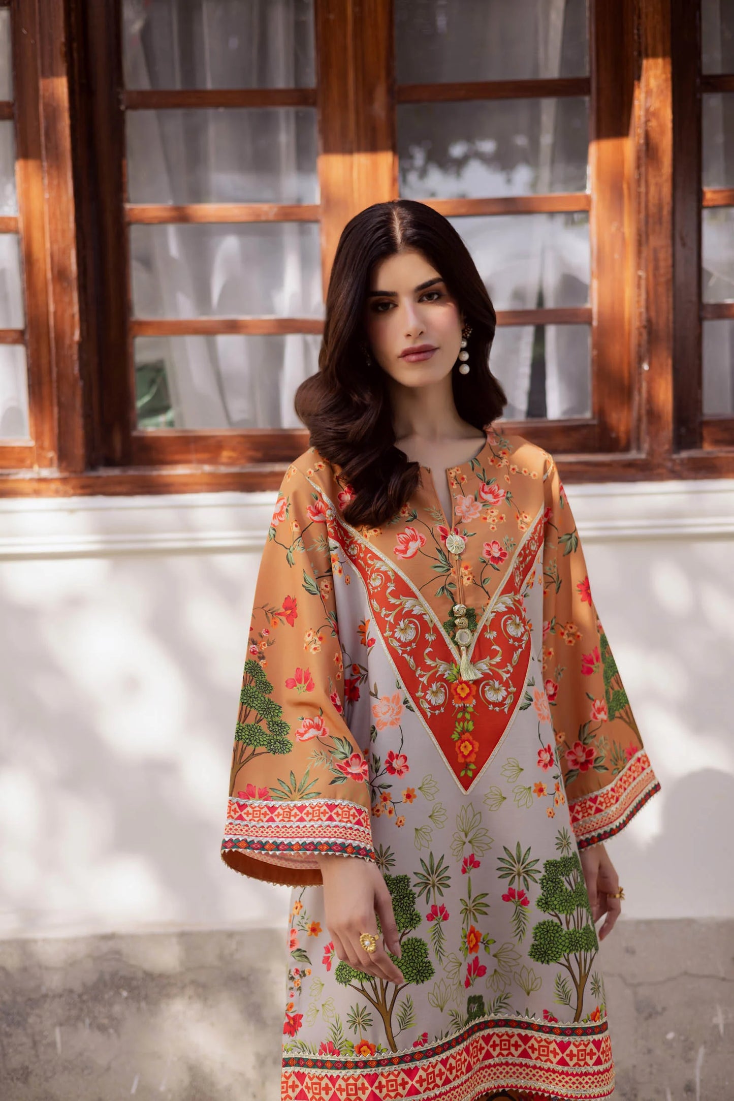 2PC Luxury Printed Pret- LP08 | Luxury Printed Pret | Silayi Pret