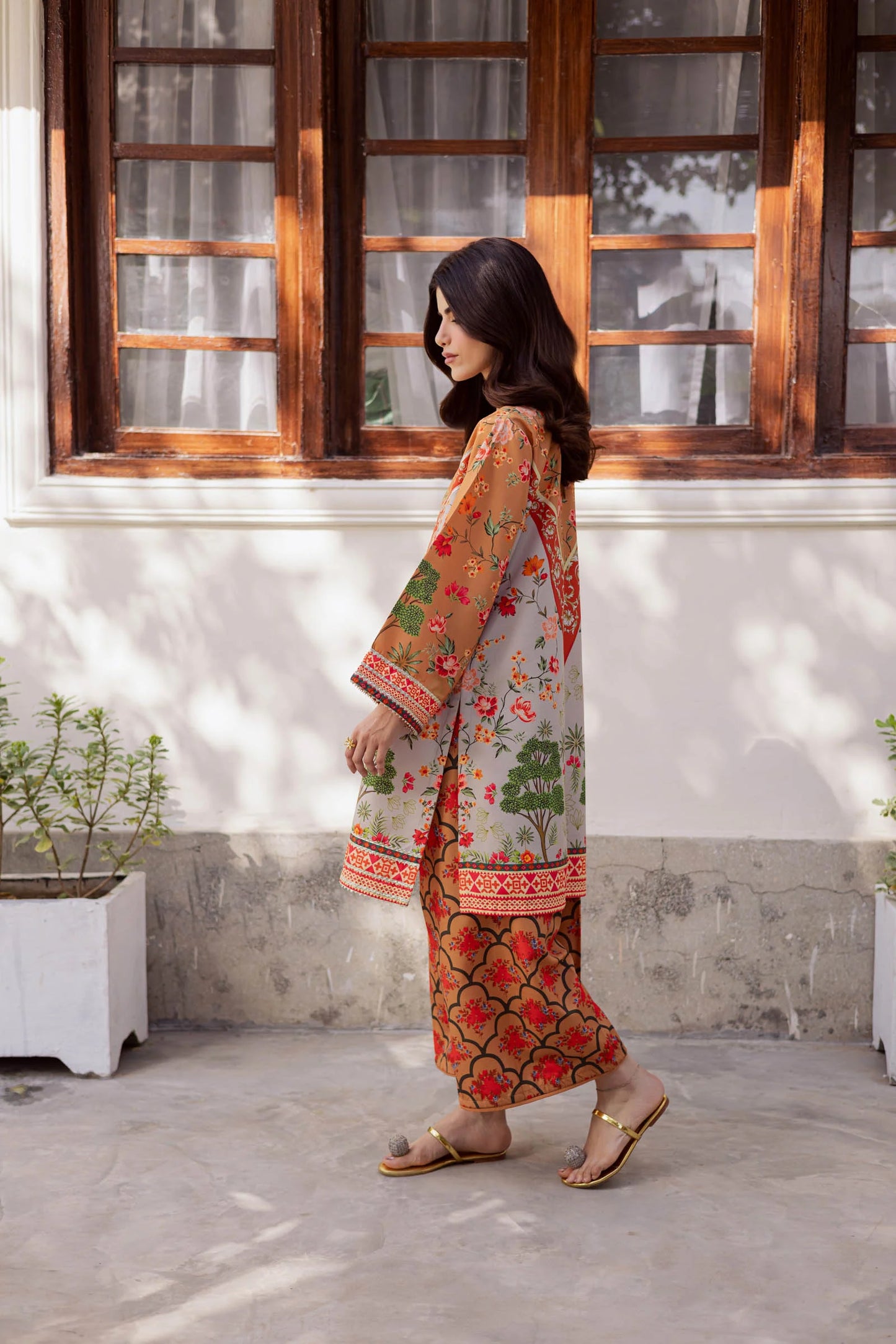 2PC Luxury Printed Pret- LP08 | Luxury Printed Pret | Silayi Pret