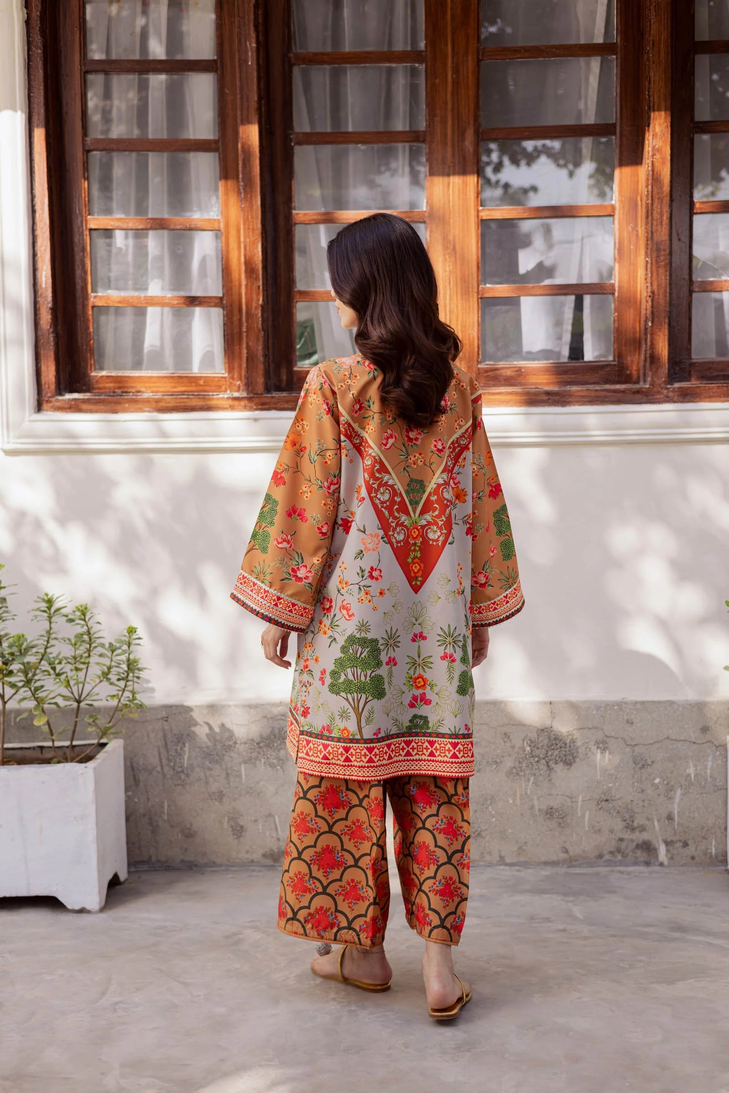 2PC Luxury Printed Pret- LP08 | Luxury Printed Pret | Silayi Pret