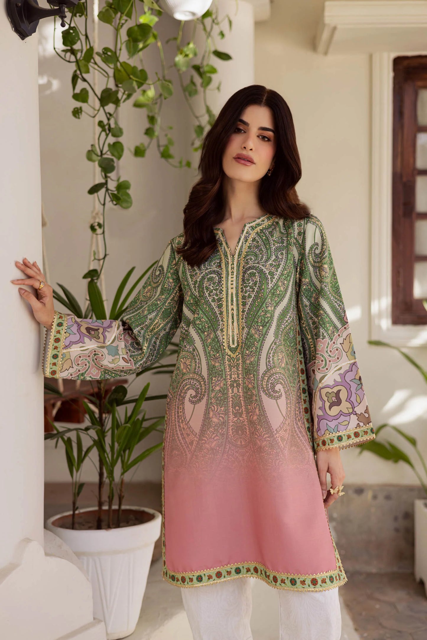 2PC Luxury Printed Pret- LP03 | Luxury Printed Pret | Silayi Pret