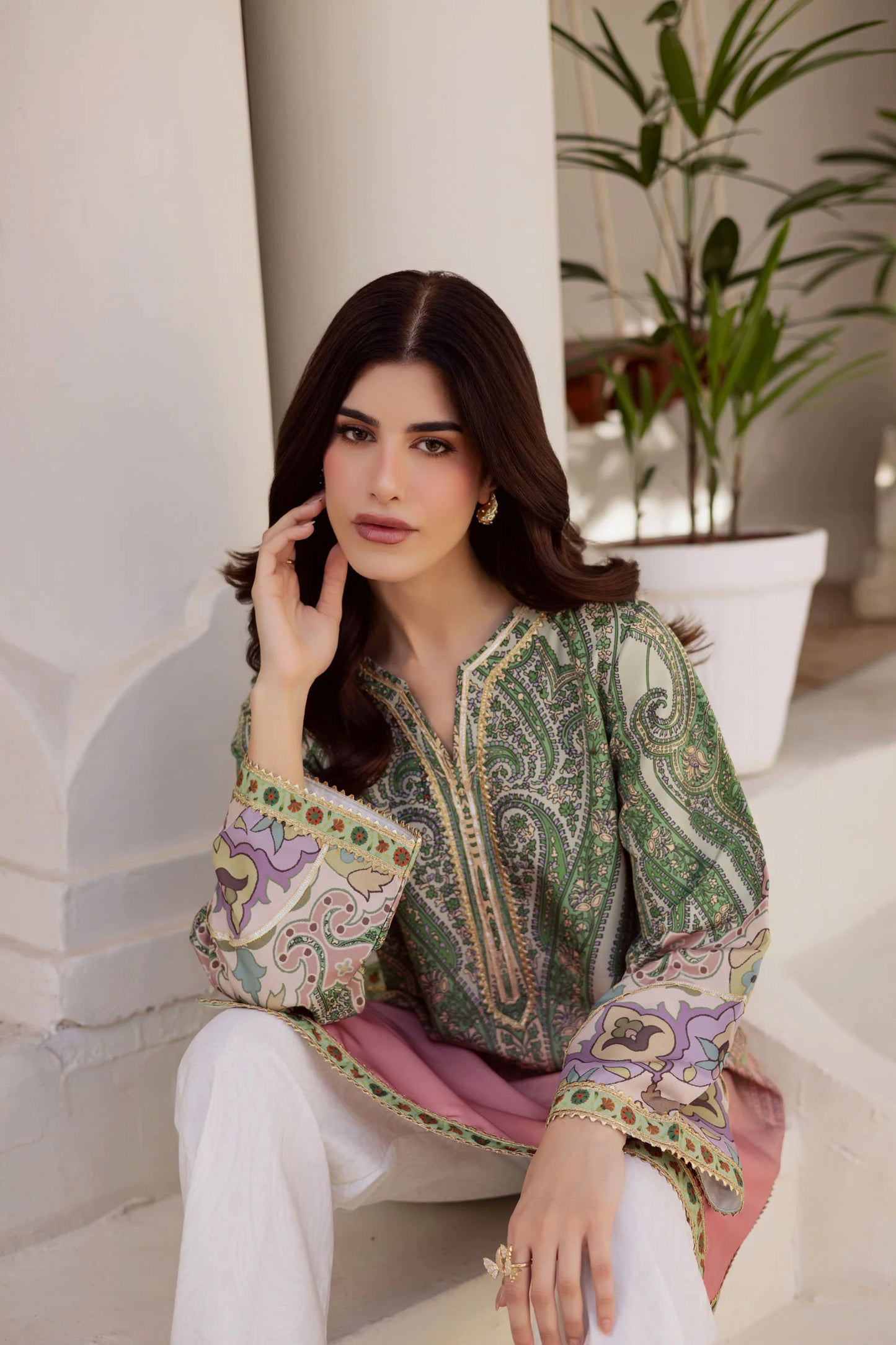 2PC Luxury Printed Pret- LP03 | Luxury Printed Pret | Silayi Pret