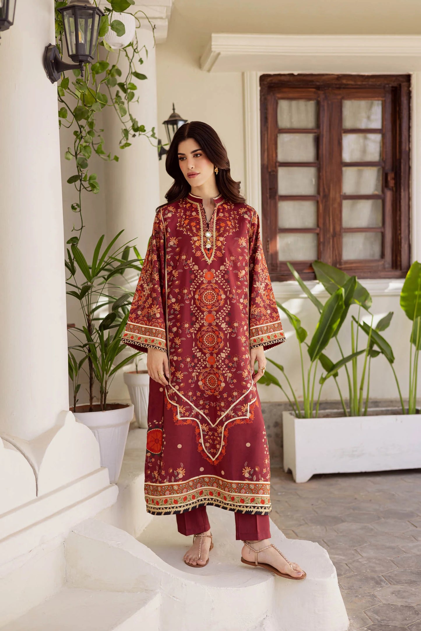 2PC Luxury Printed Pret- LP01 | Luxury Printed Pret | Silayi Pret