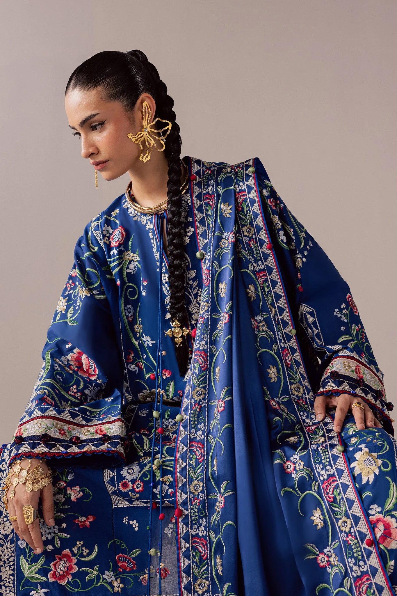 ZABAR (EL26-01 B ST) | STITCHED-ELAN LAWN'26 | ELAN