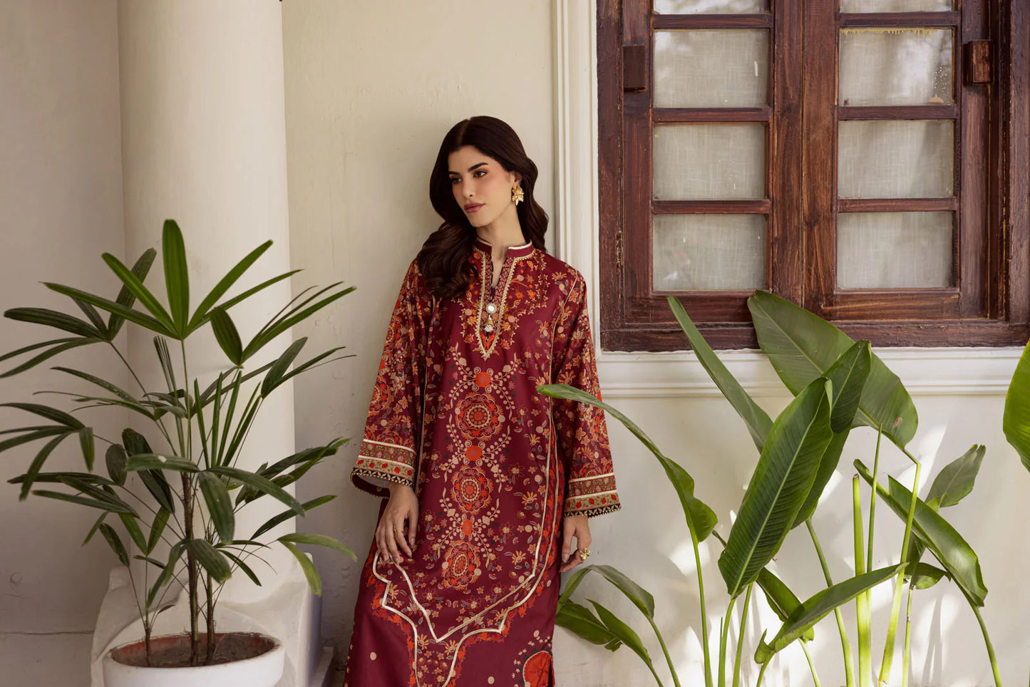 2PC Luxury Printed Pret- LP01 | Luxury Printed Pret | Silayi Pret