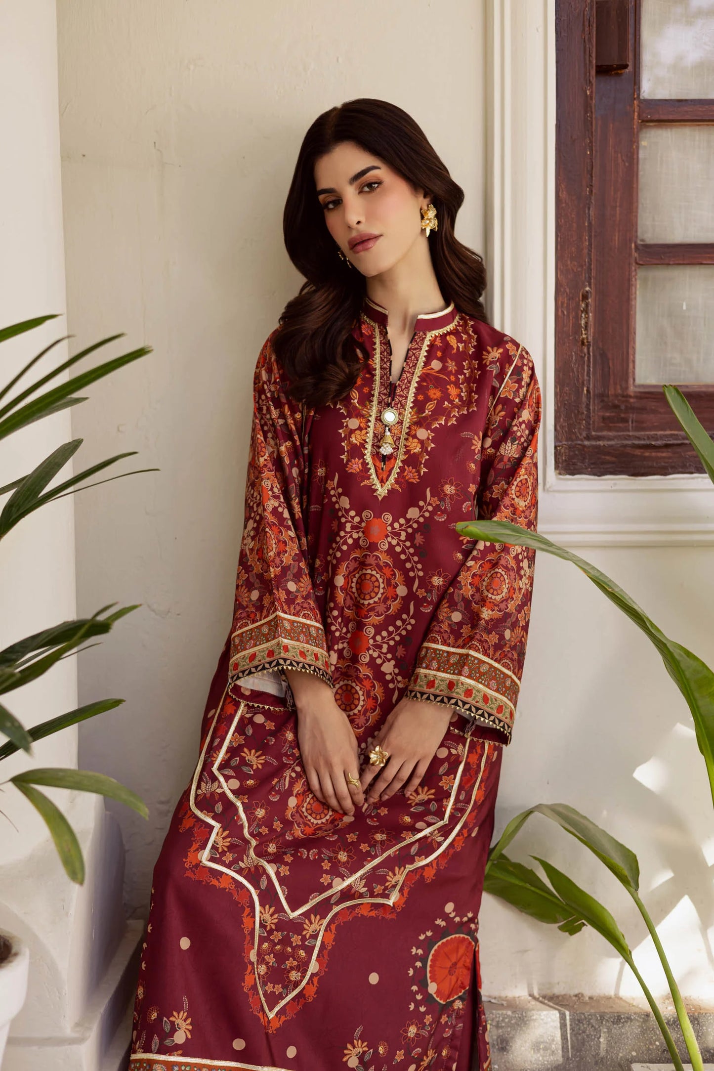 2PC Luxury Printed Pret- LP01 | Luxury Printed Pret | Silayi Pret