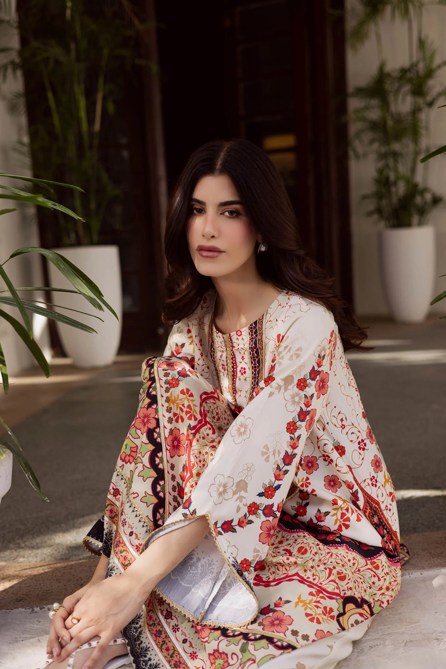 2PC Luxury Printed Pret- LP02 | Luxury Printed Pret | Silayi Pret