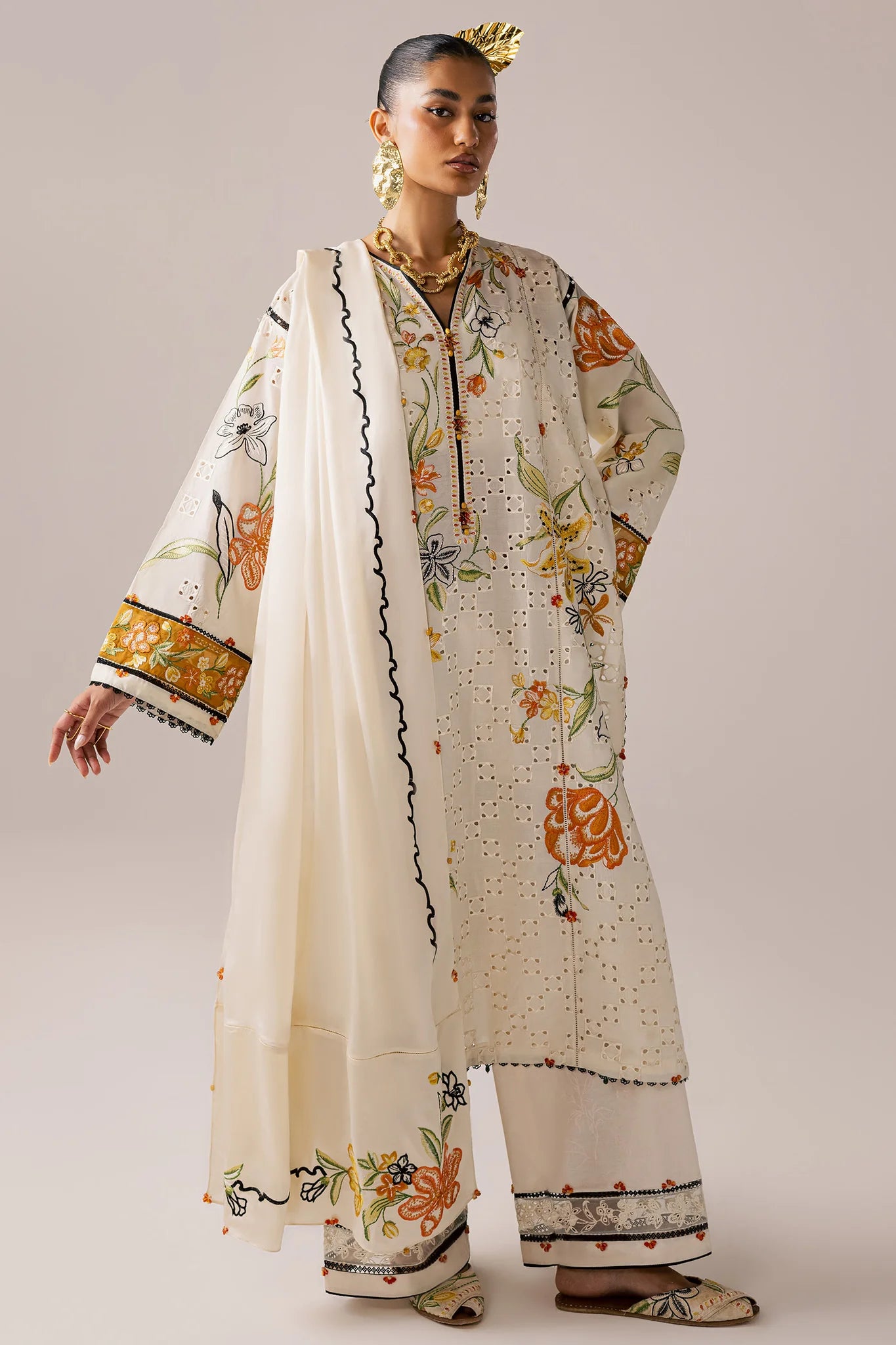 SONAMARG (EL26-09 A ST) | STITCHED-ELAN LAWN'26 | ELAN