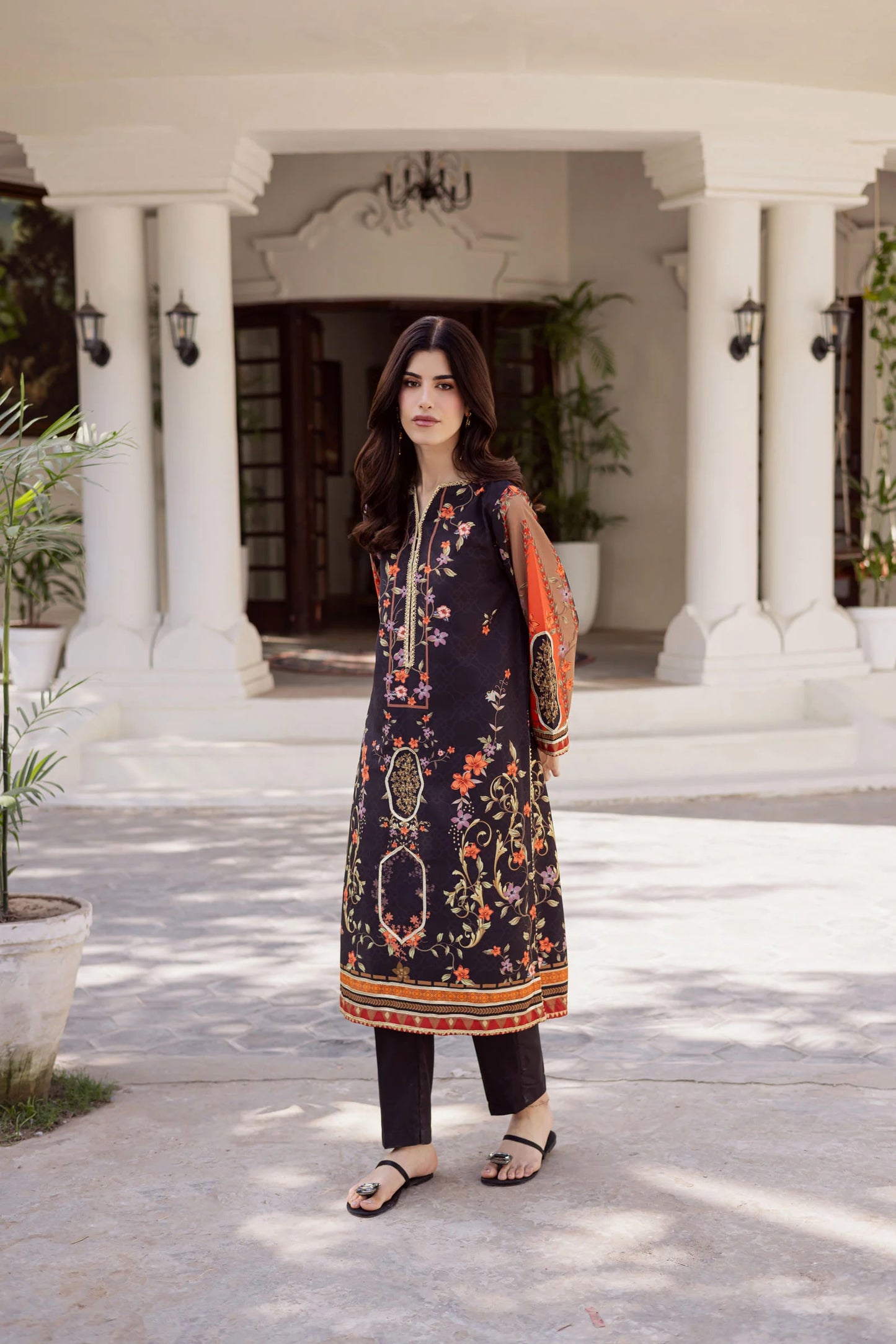 2PC Luxury Printed Pret- LP09 | Luxury Printed Pret | Silayi Pret