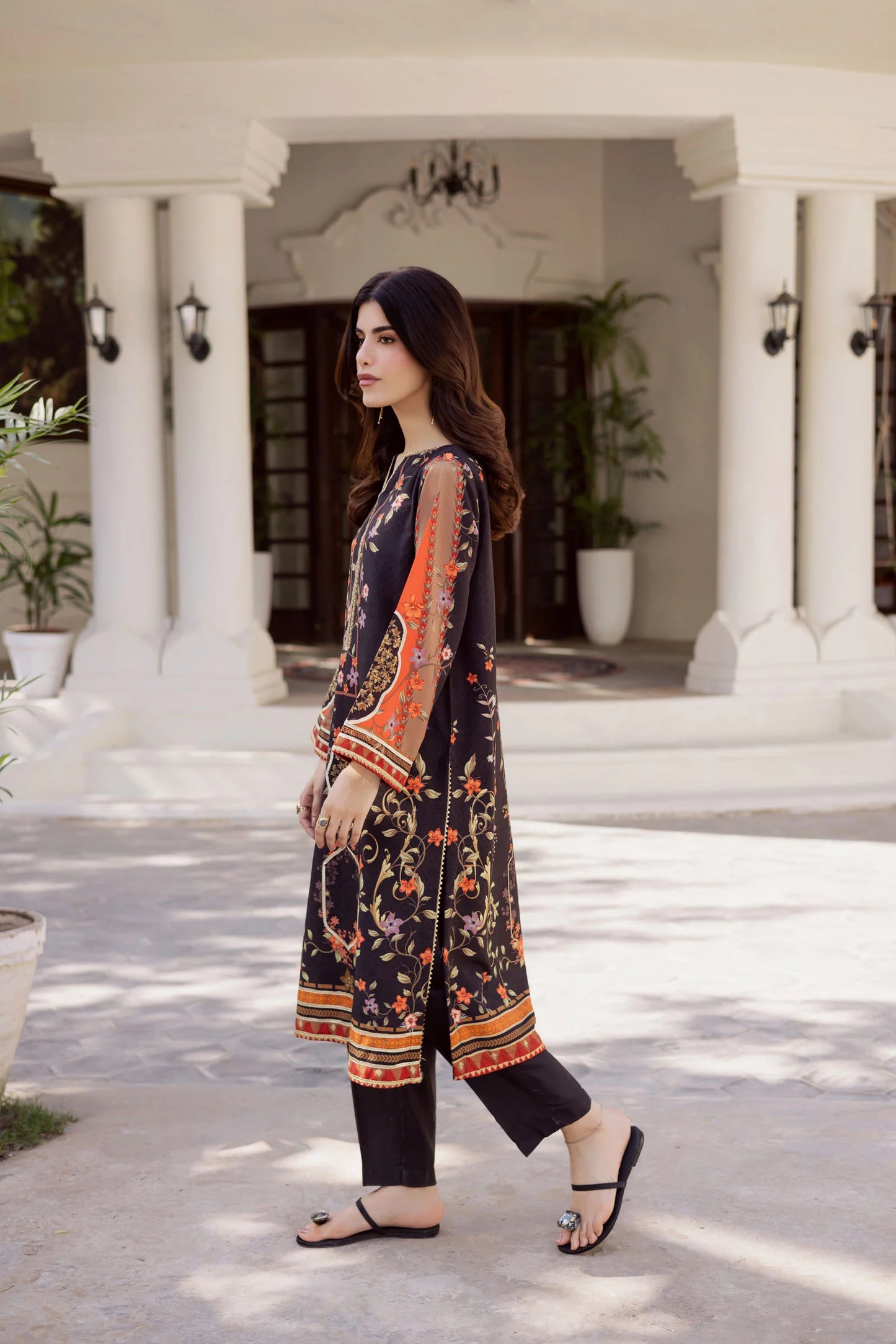 2PC Luxury Printed Pret- LP09 | Luxury Printed Pret | Silayi Pret