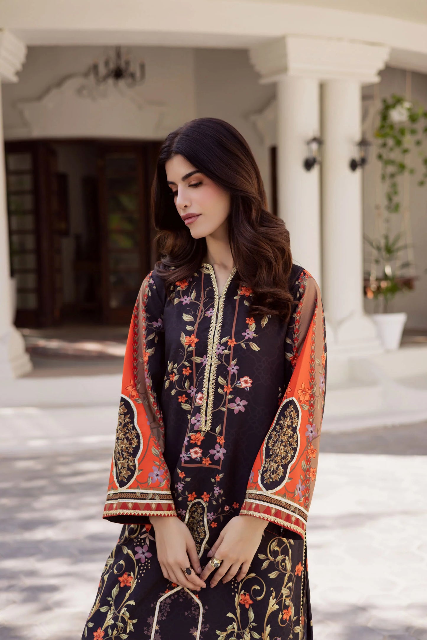 2PC Luxury Printed Pret- LP09 | Luxury Printed Pret | Silayi Pret