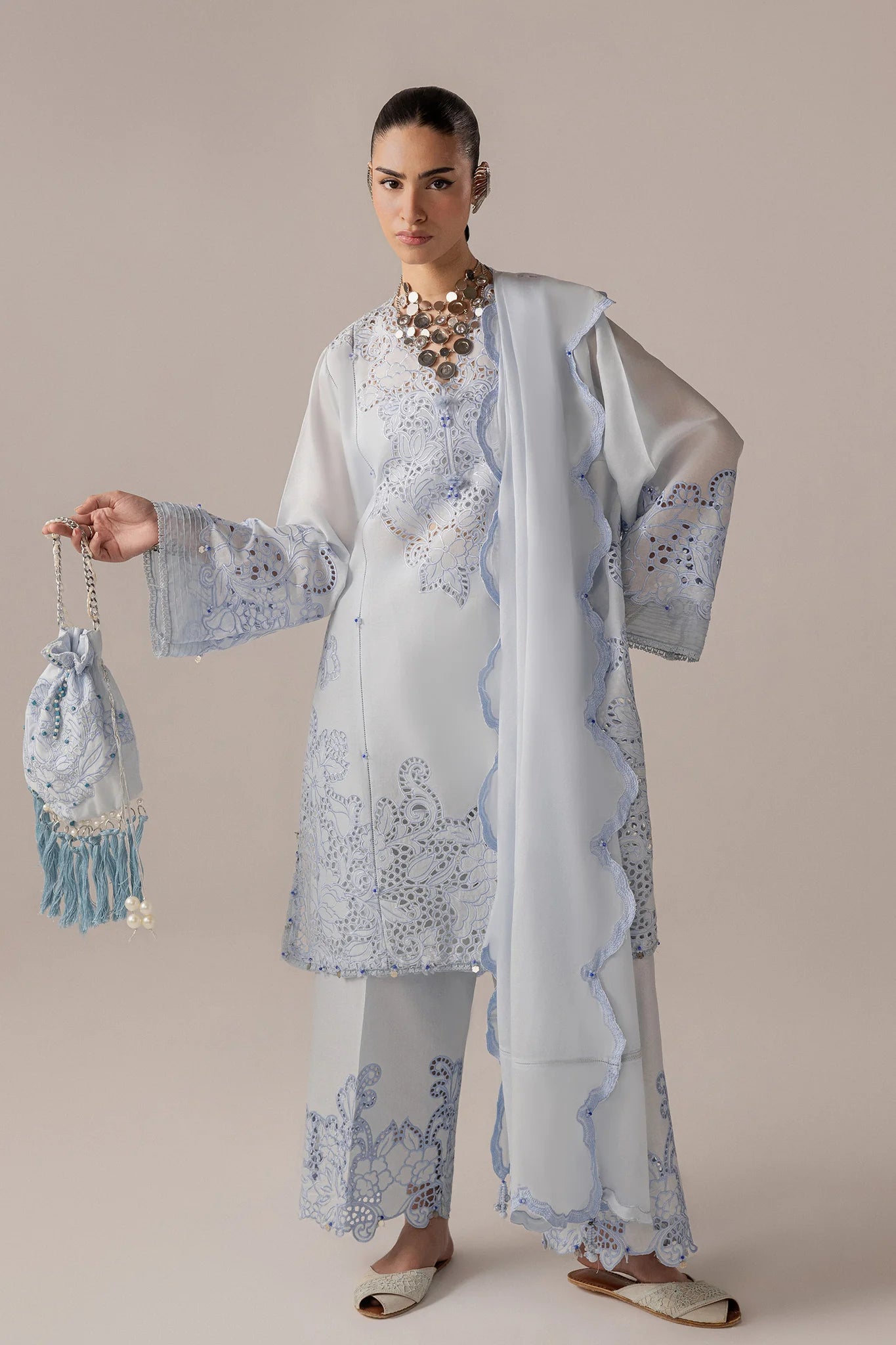 BRUMINE (EL26-02 A ST) | STITCHED-ELAN LAWN'26 | ELAN