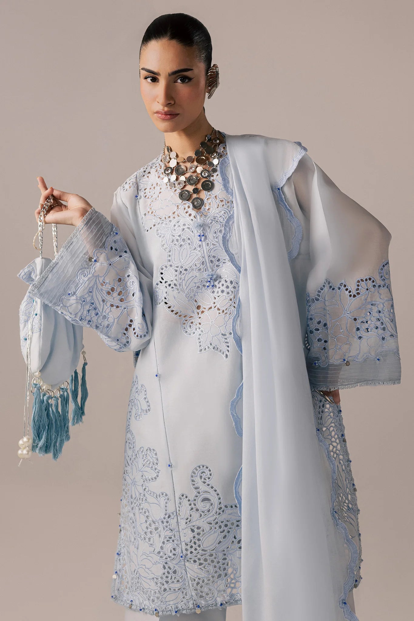 BRUMINE (EL26-02 A ST) | STITCHED-ELAN LAWN'26 | ELAN