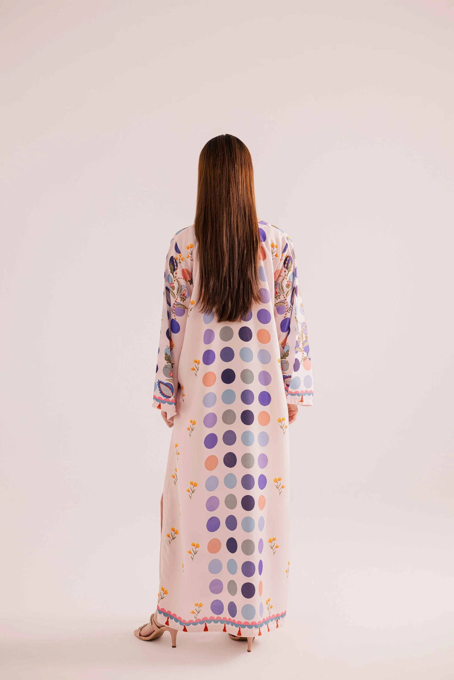 KF30 - Winter Printed Kaftaan | Winter Kaftaan | Silayi Pret