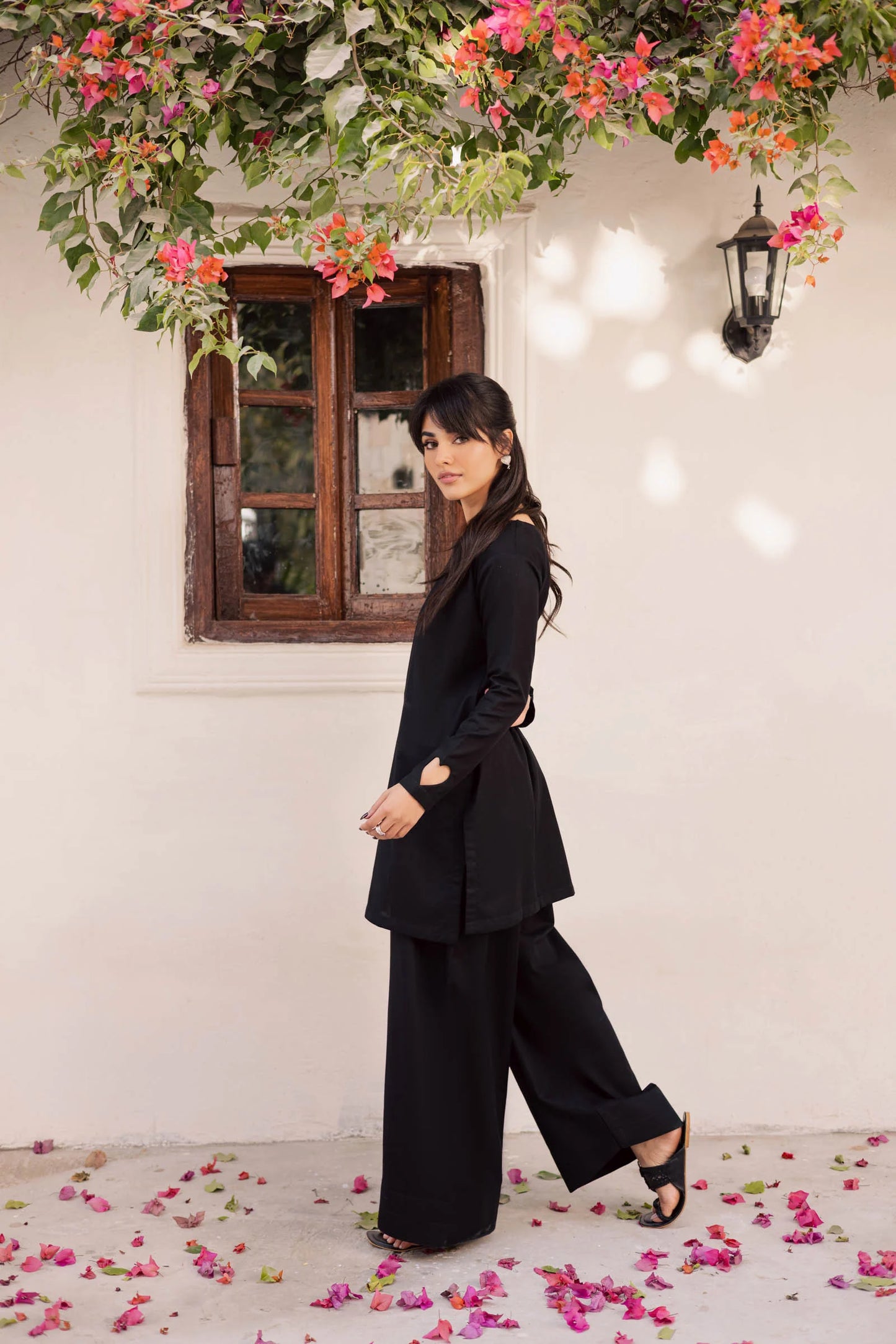 2PC Khaddar Solid HSK 06 – Black | Winter Solids | Silayi Pret