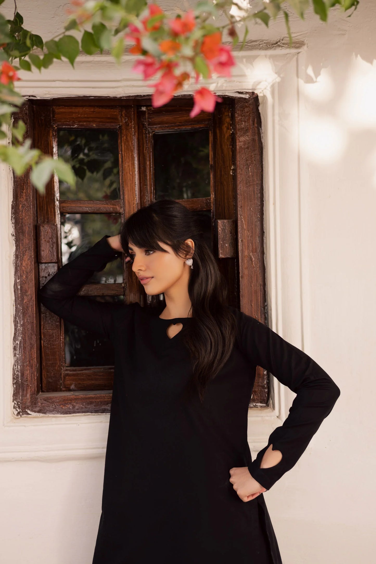 2PC Khaddar Solid HSK 06 – Black | Winter Solids | Silayi Pret