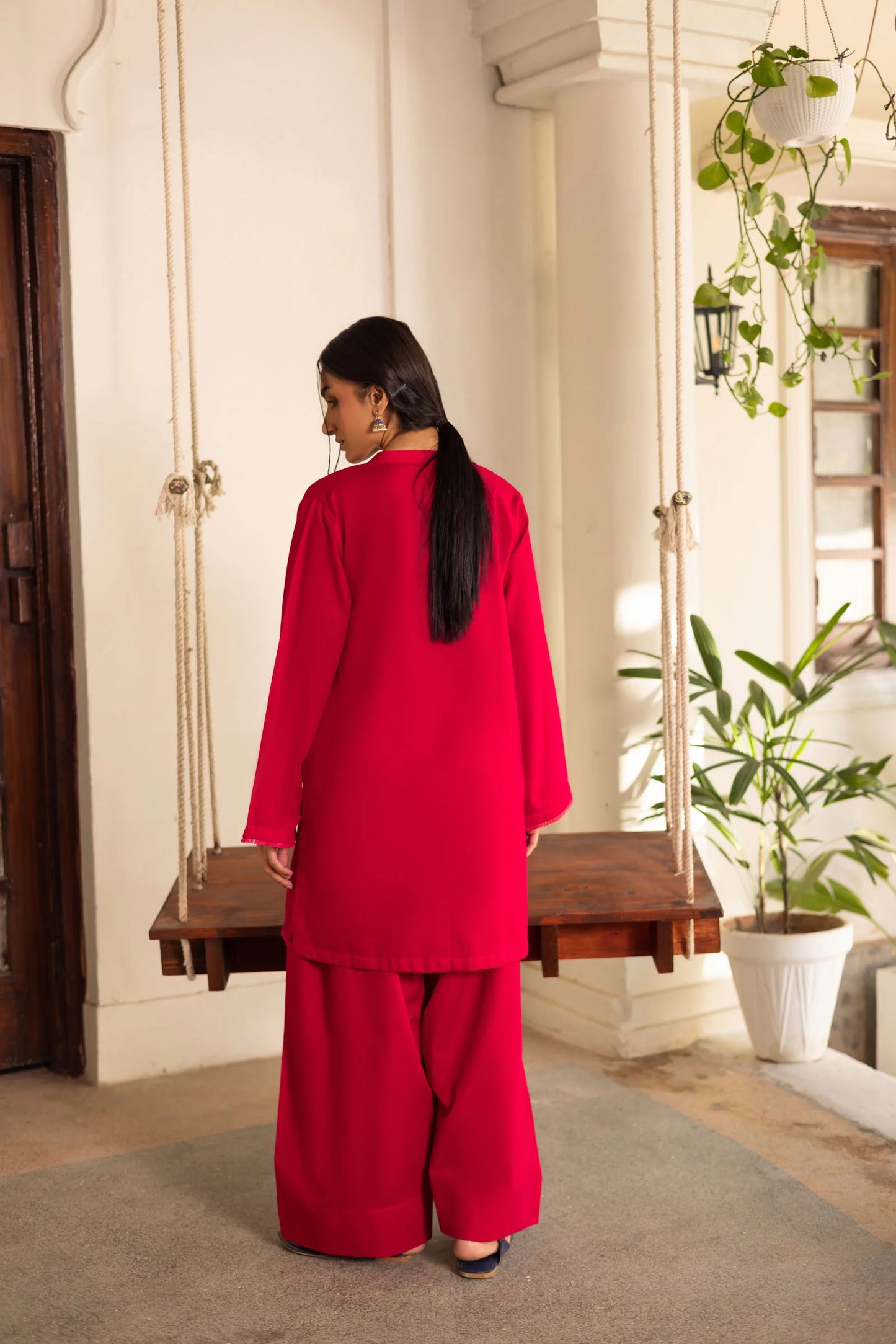 2 PC Khaddar Solid FSK 03 – Shocking Pink | Winter Solids | Silayi Pret